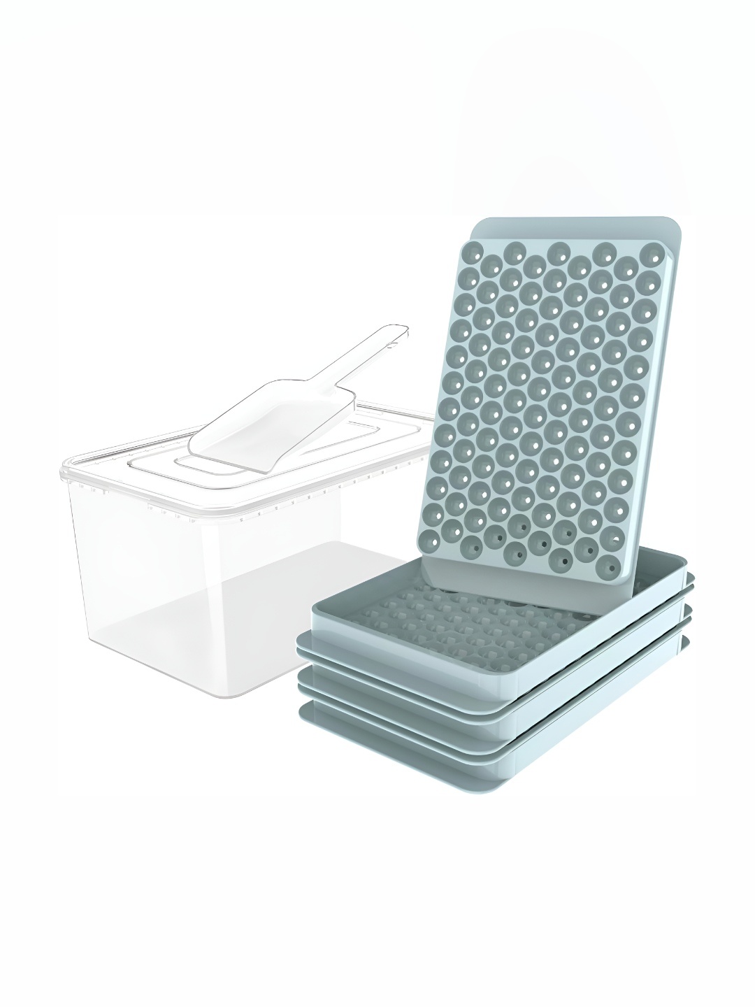 

HomeCloud Blue 4 Pieces Ice Cube Trays