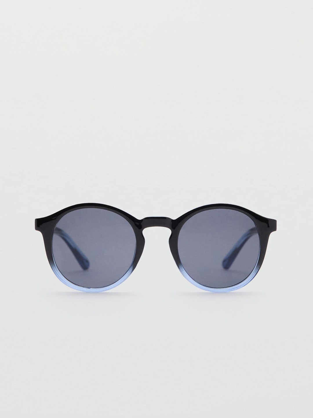 

MANGO MAN Round Sunglasses with UV Protected Lens 77040575, Black