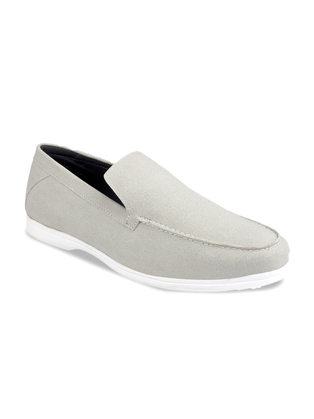 

Bxxy Men Round Toe Slip-On Loafers Sneakers, Beige