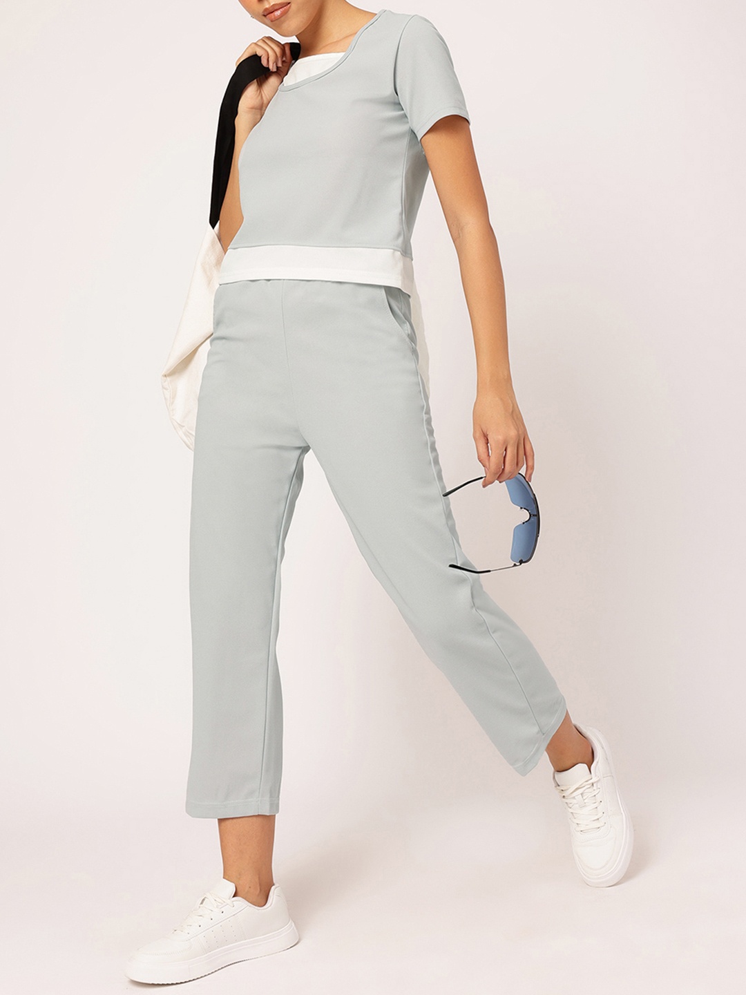 

DressBerry Minimalism Luxe Co-Ord Set, Grey