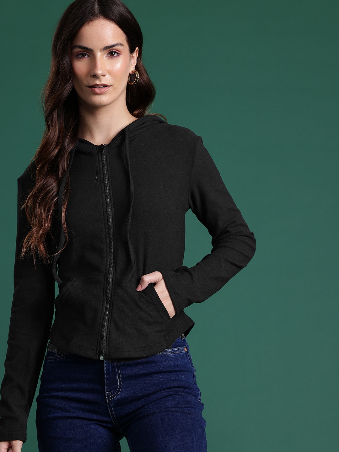 

DressBerry Hooded Sweatshirt, Black