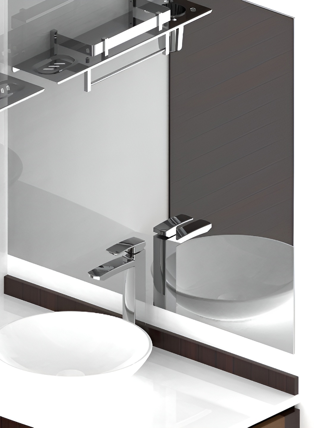 

Filox Silver-Toned 4-in-1 Multipurpose Bathroom Shelf with Towel Hanger
