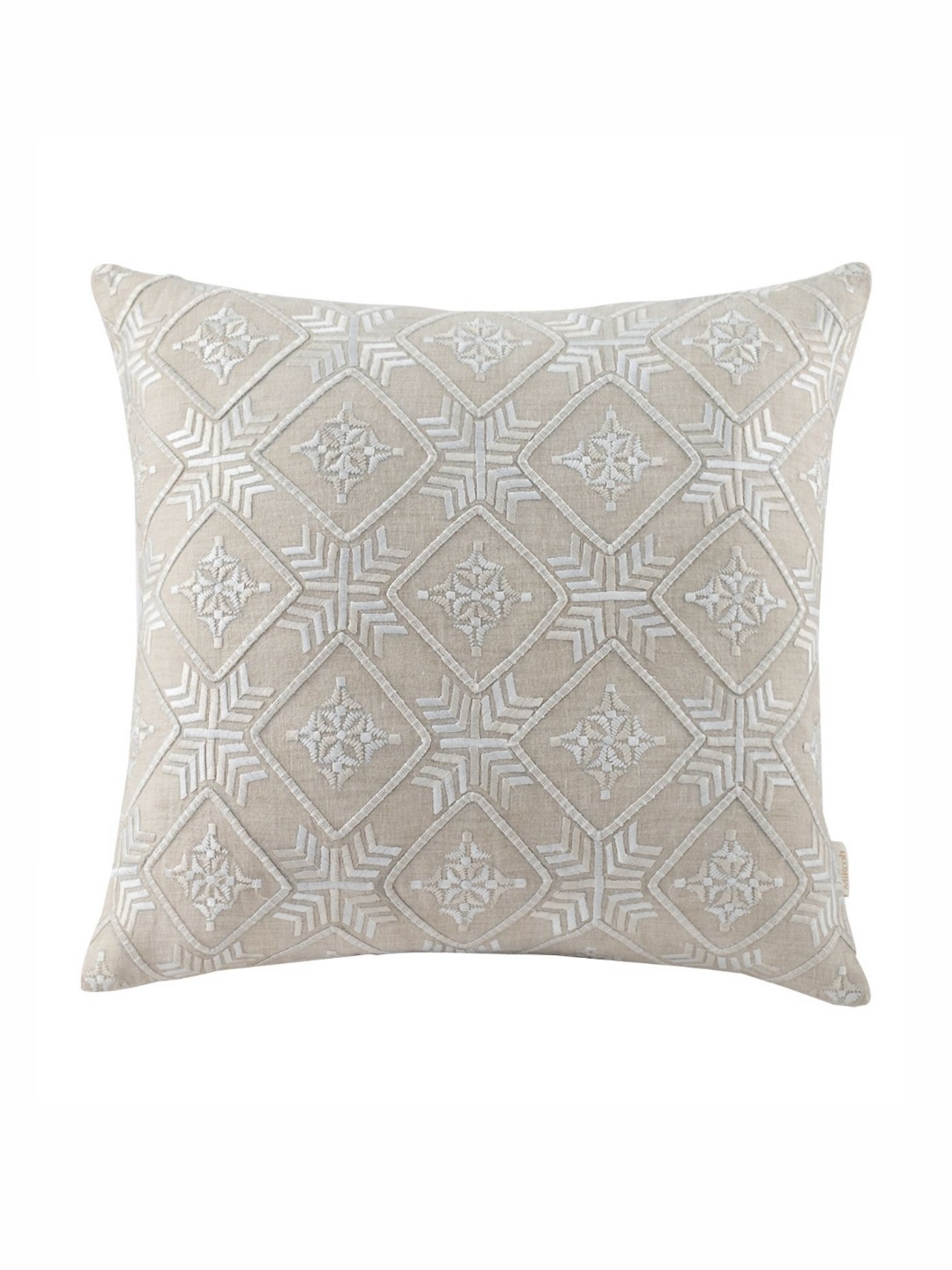 

Mirooh Beige Cotton Filler Square Cushions