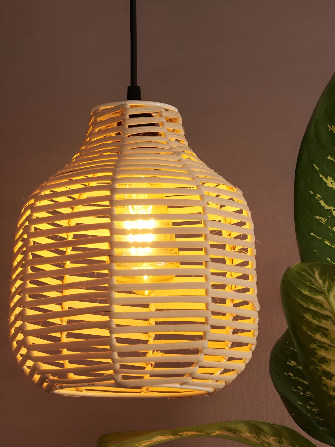 

Decazone Beige & Black Textured Ceiling Lamp