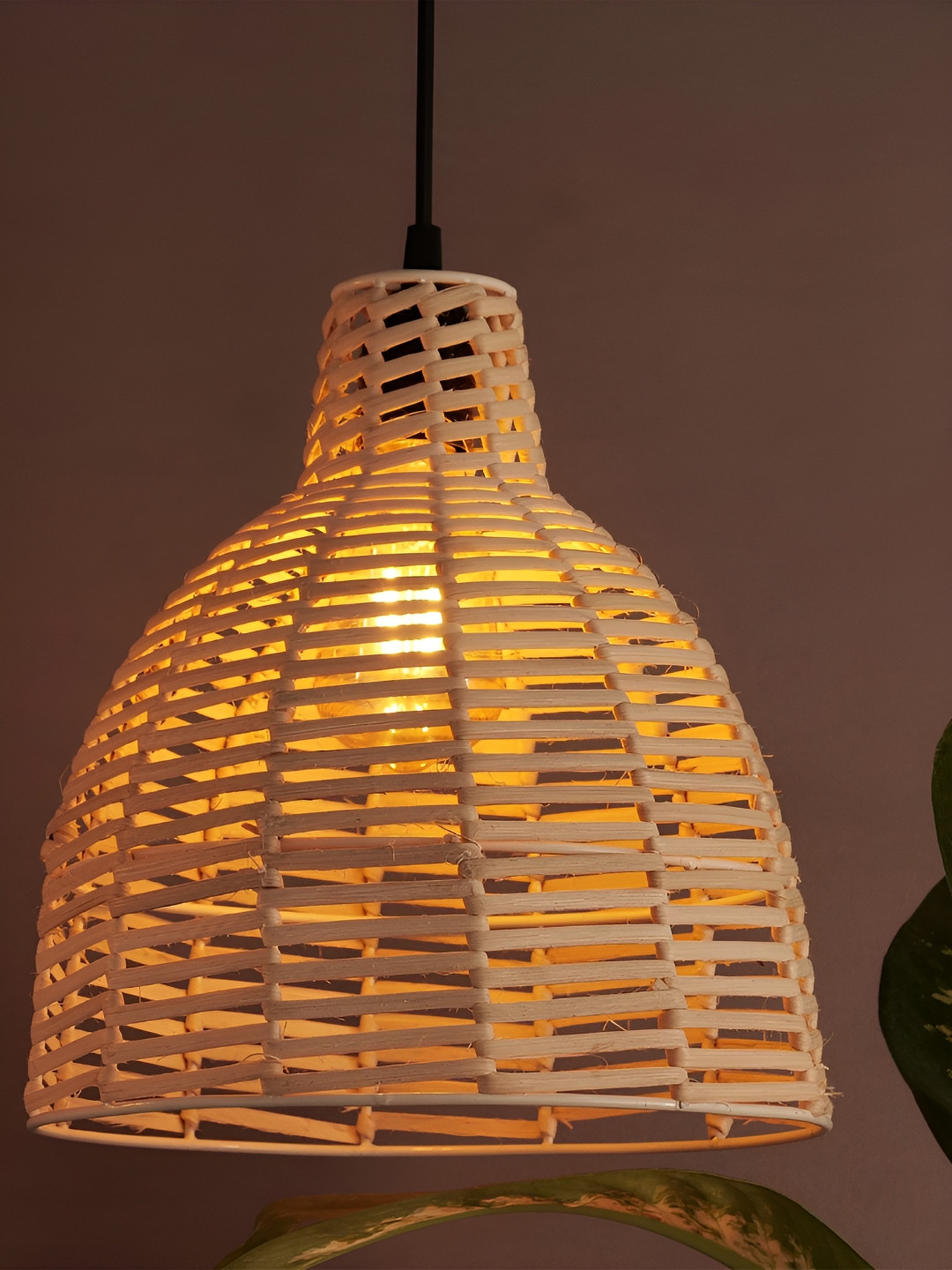

Decazone Beige Textured Ceiling Lamp