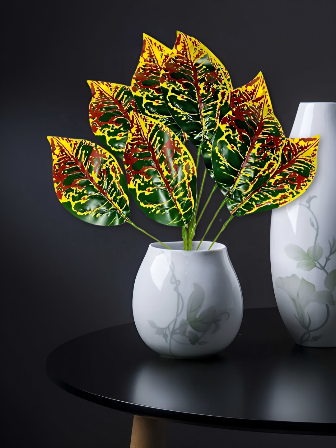 

ARTSY Green & Orange Maple Artificial Plant