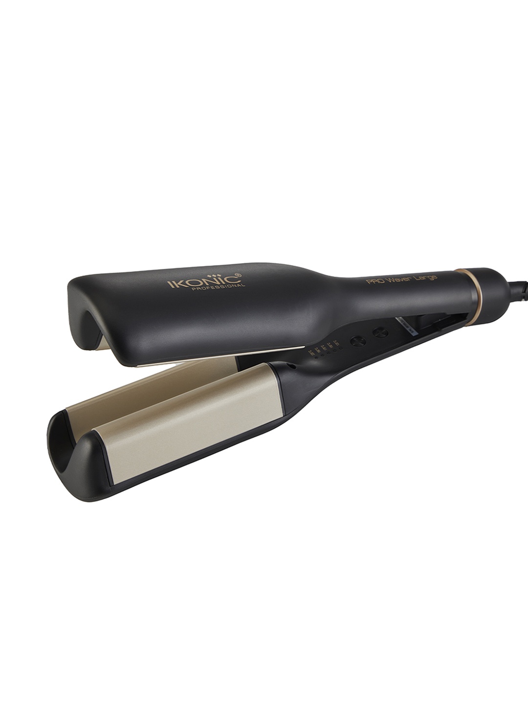 

Ikonic Professional Medium Pro Waver with Double S Shaped Plates & Dual Voltage - Black