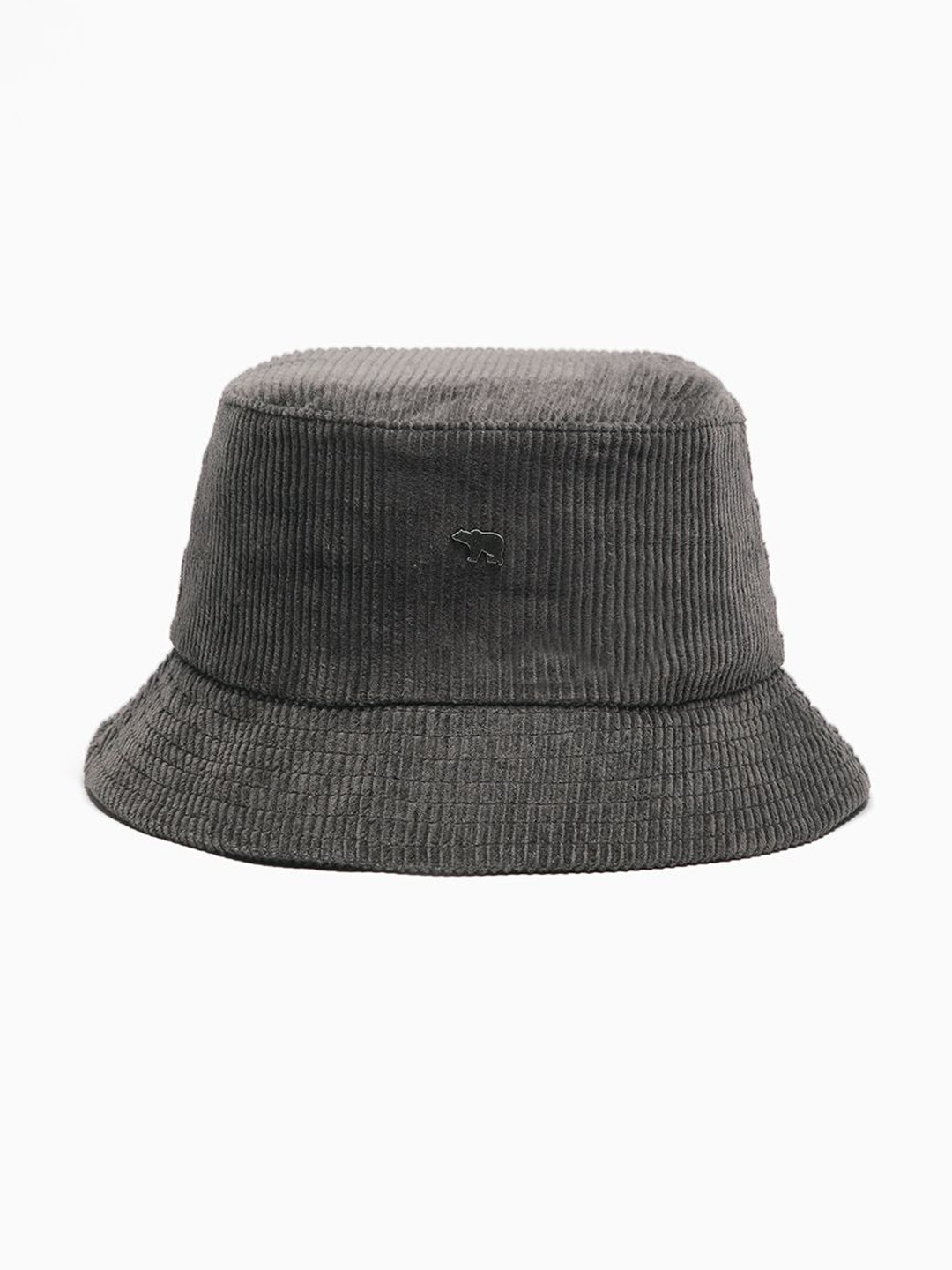 

THE BEAR HOUSE Men Grey Striped Bucket Hat