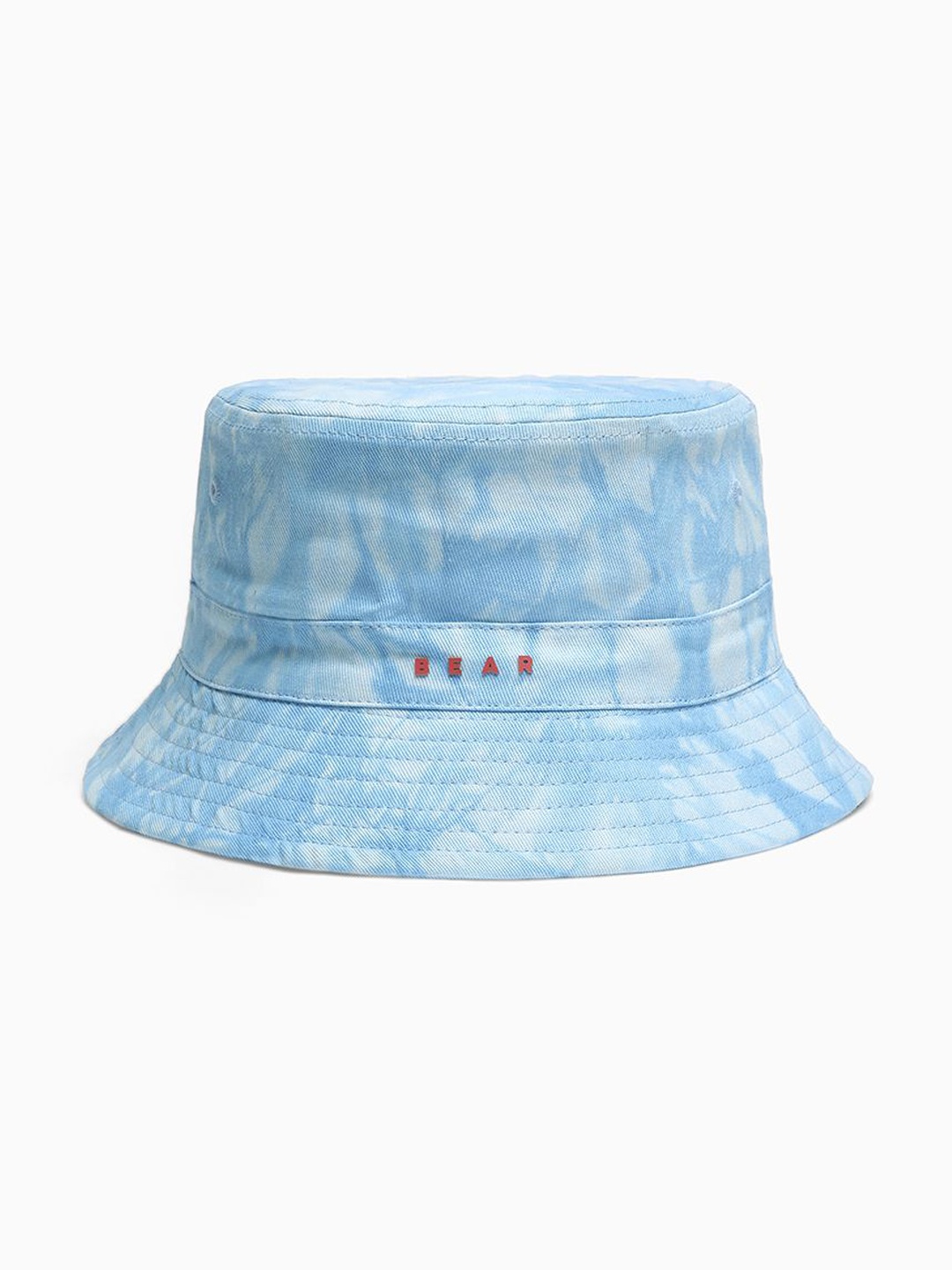 

THE BEAR HOUSE Men Blue Self Design Bucket Hat