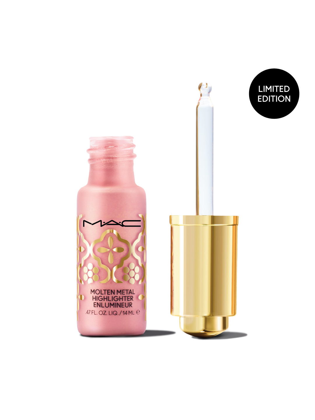 

M.A.C Molten Metal Highlighter 14ml - Joy (Embroidered Opulence Collection), Pink