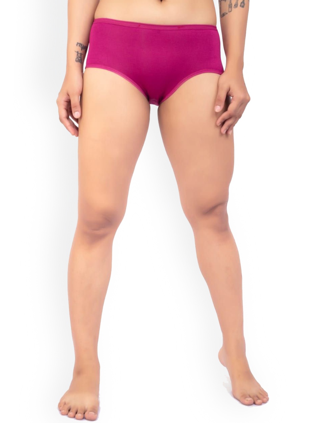 

Munaafi Mid-Rise Stain-Proof Period Briefs, Purple