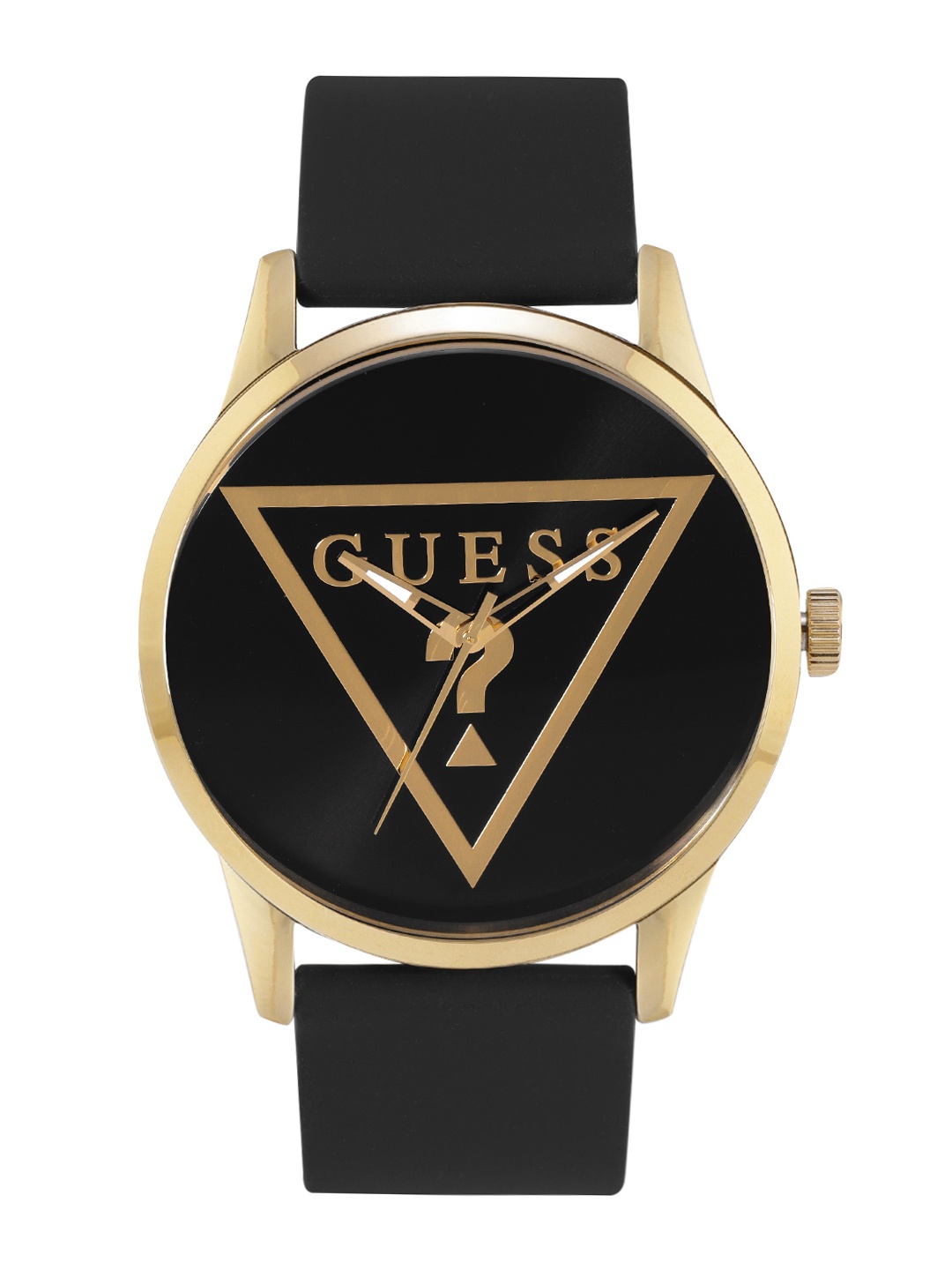 

GUESS Men Regular Straps Analogue Watch U1409G2M, Black