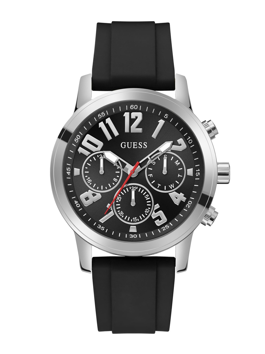 

GUESS Men Parker Multifunction Analogue Watch GW0708G1, Black