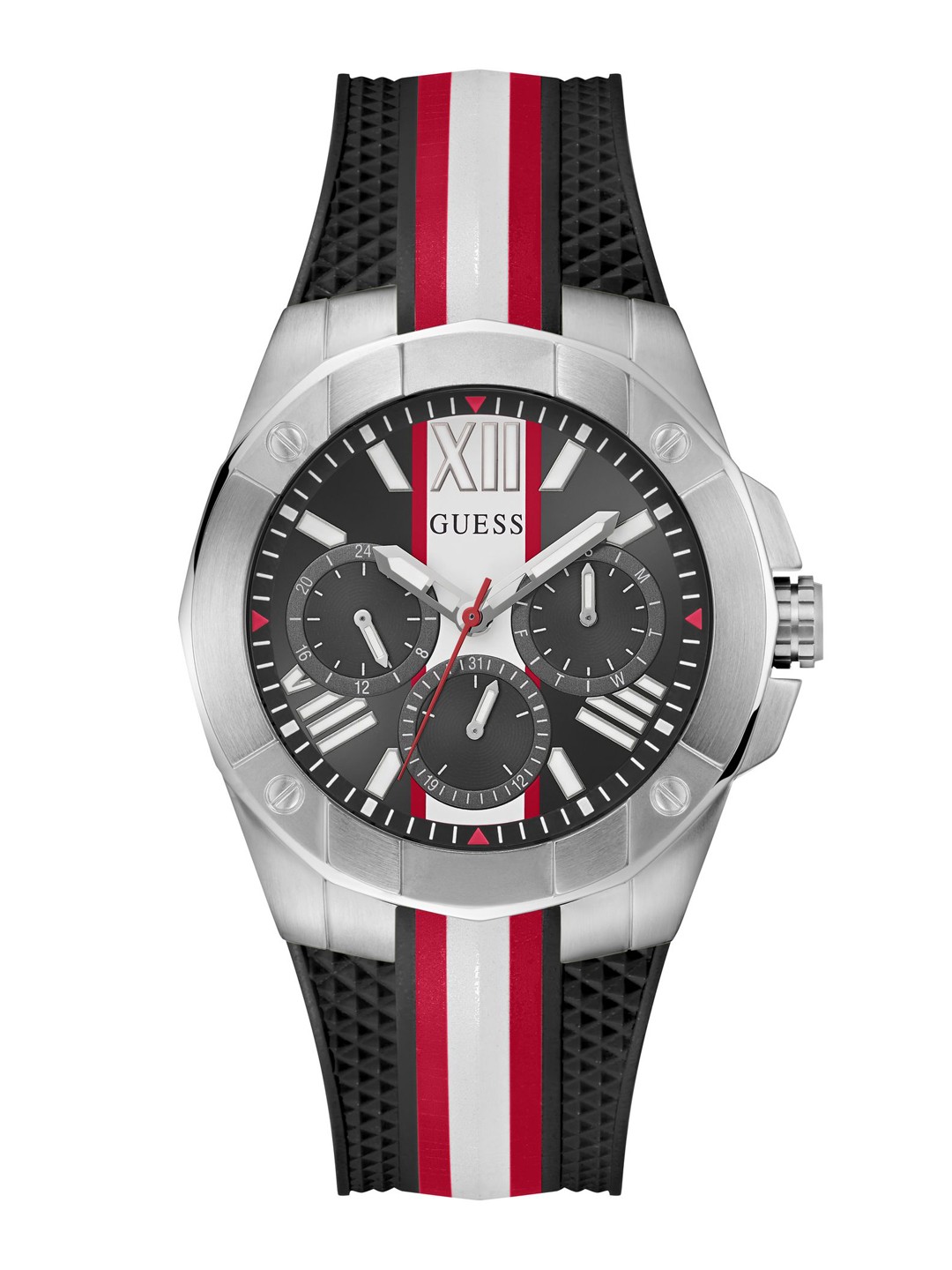 

GUESS Men Analogue Multi Function Watch GW0716G1, Black