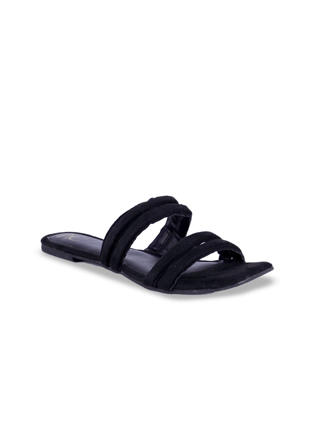 

Aarushi Chawla Women Open Toe Flats, Black