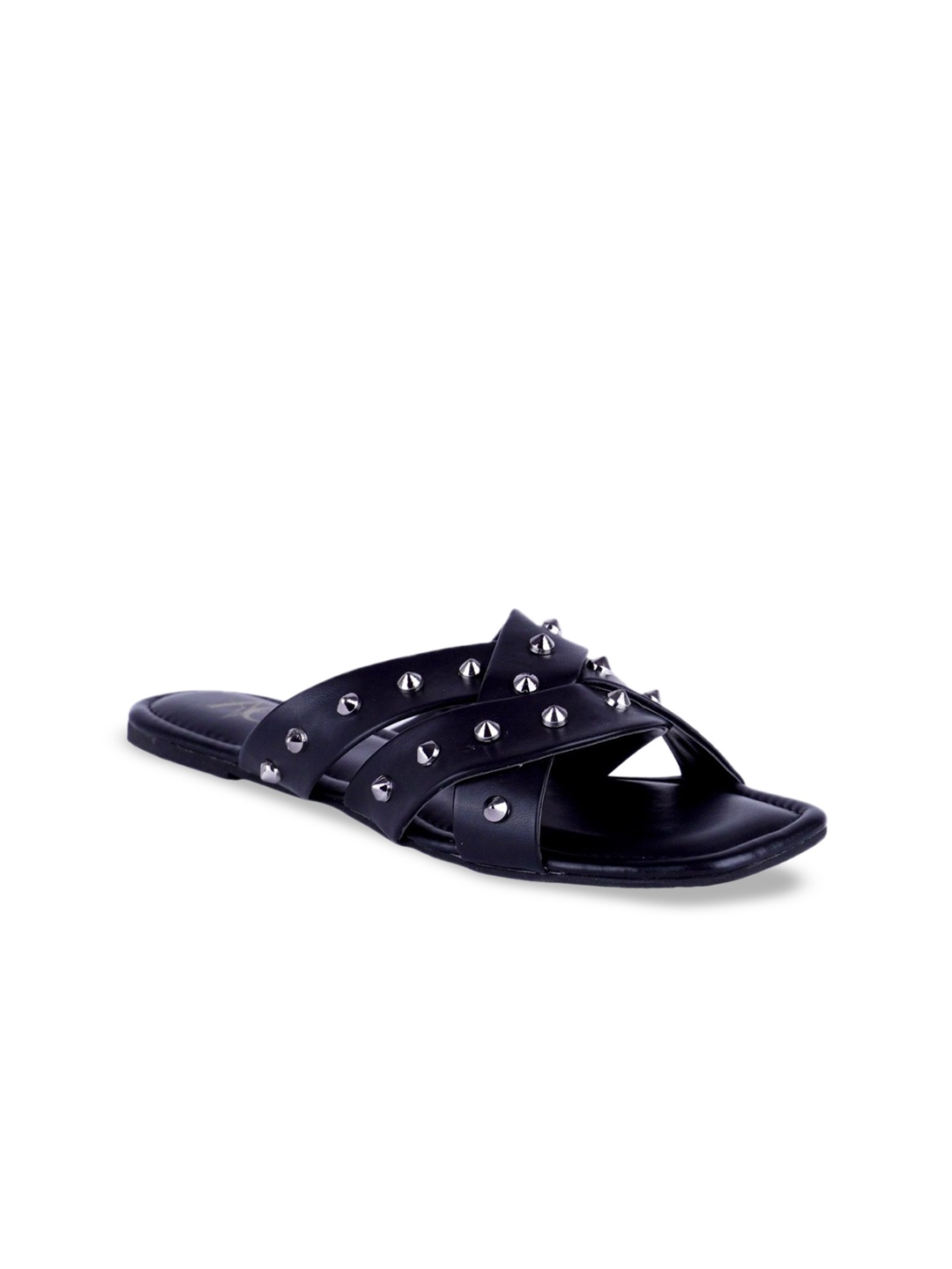 

Aarushi Chawla Women Embellished Open Toe Flats, Black