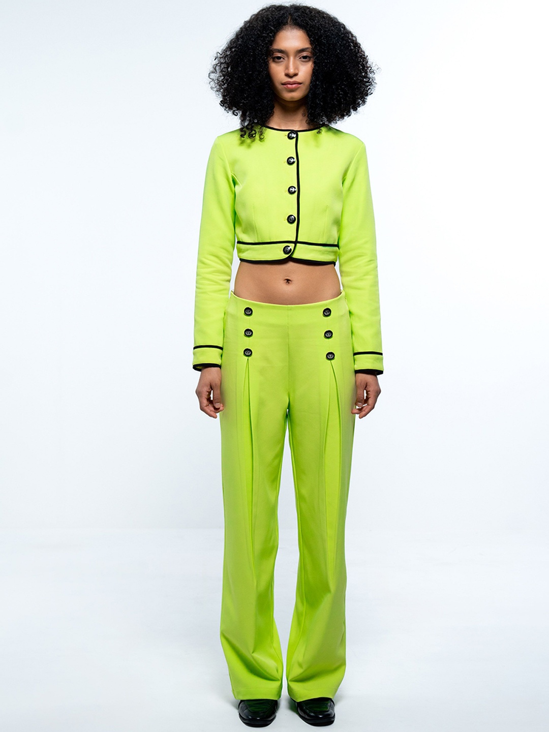 

SOTBELLA Women Trousers, Lime green