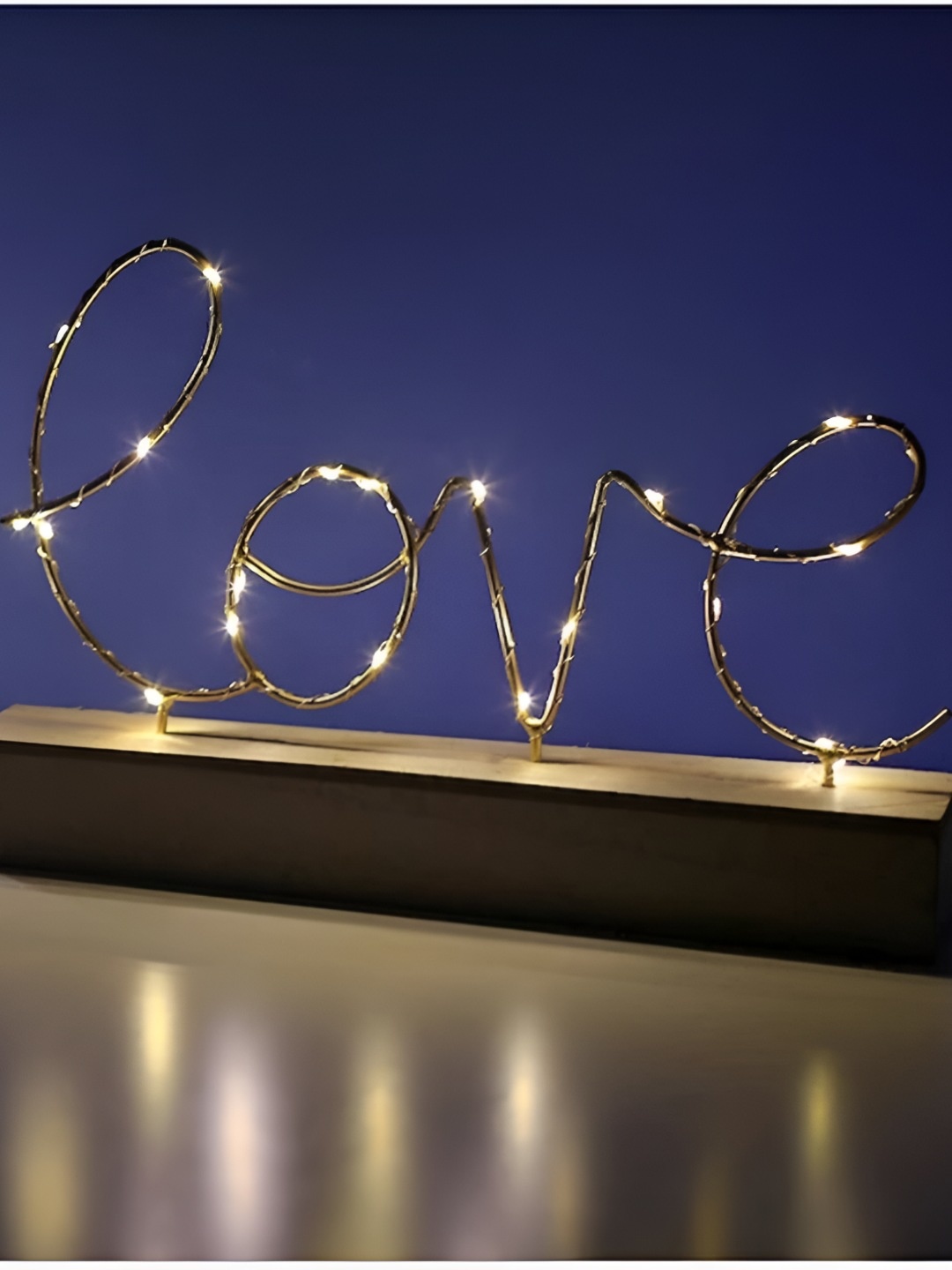 

VAH Kya Bat Hai !! Brown Love Sign String Lights