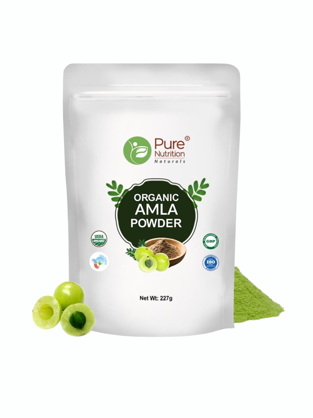 

Pure Nutrition Amla Powder For Healthy Skin - 227g, Green