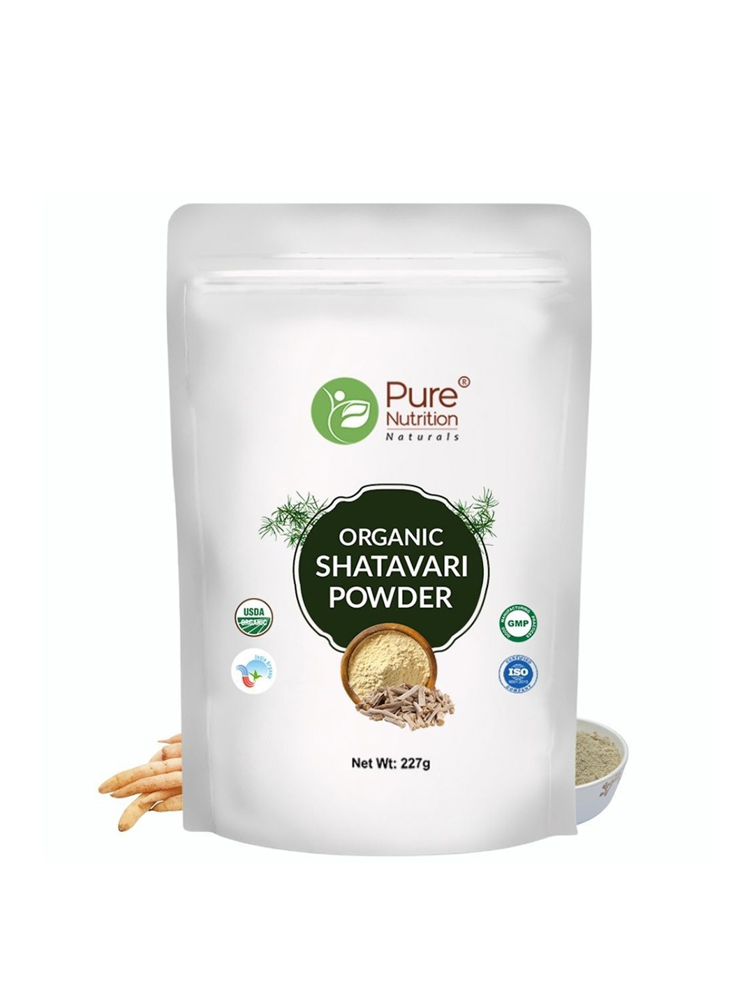 

Pure Nutrition Shatavari Powder For Hormonal Balance - 227g, Green
