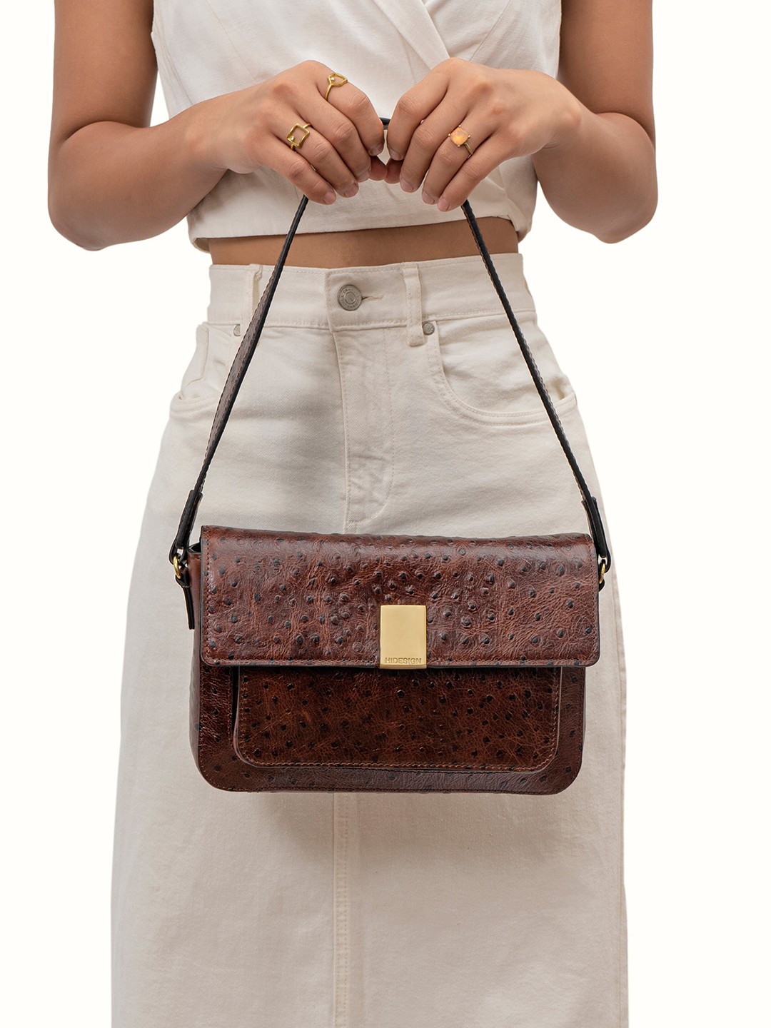 

Hidesign Women Leather Shoulder Bag, Brown