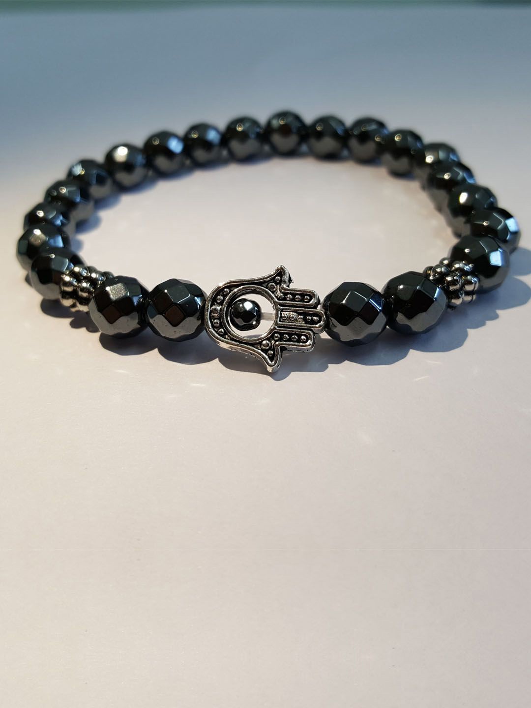 

Young & Forever Unisex Crystals Elasticated Bracelet, Black