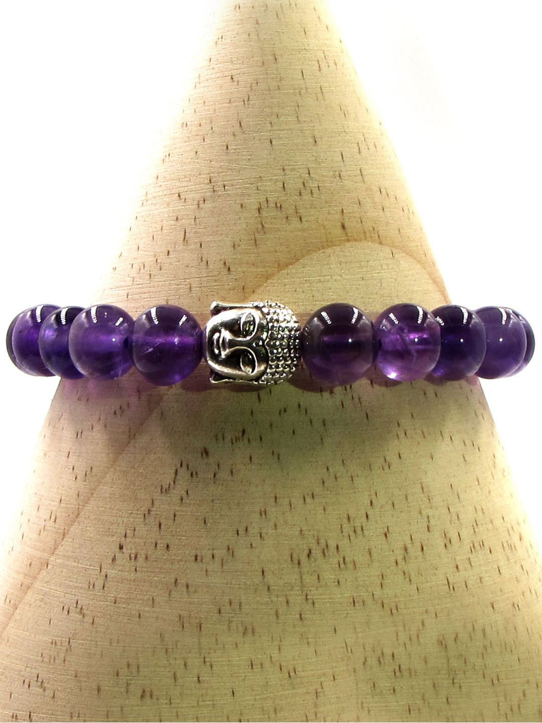 

Young & Forever Unisex Amethyst Elasticated Bracelet, Purple