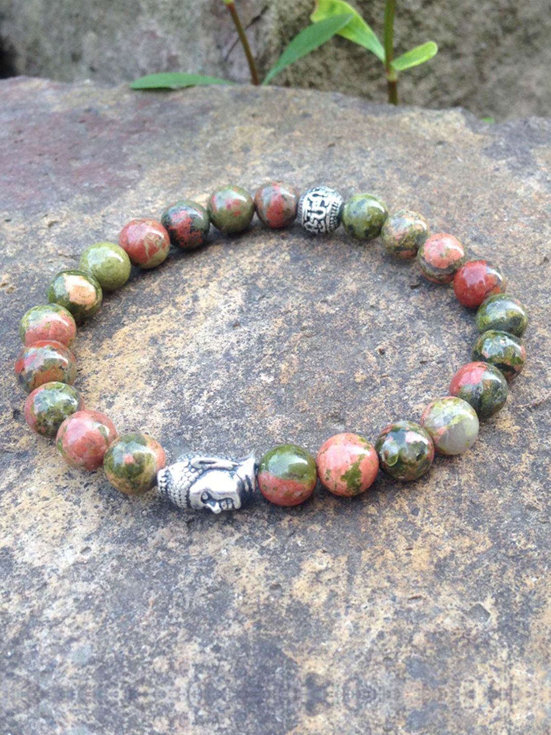 

Young & Forever Unisex Crystals Elasticated Bracelet, Brown