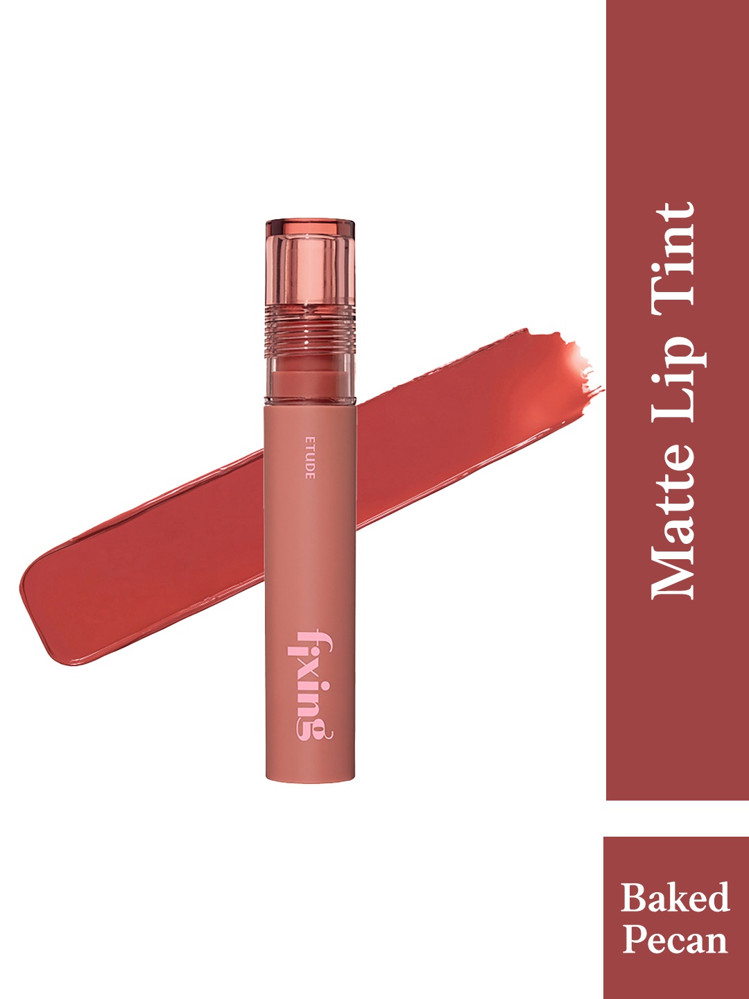 

ETUDE Fixing Tint Smudge-Proof Matte Lip Stain 4g - Baked Pecen 16, Nude
