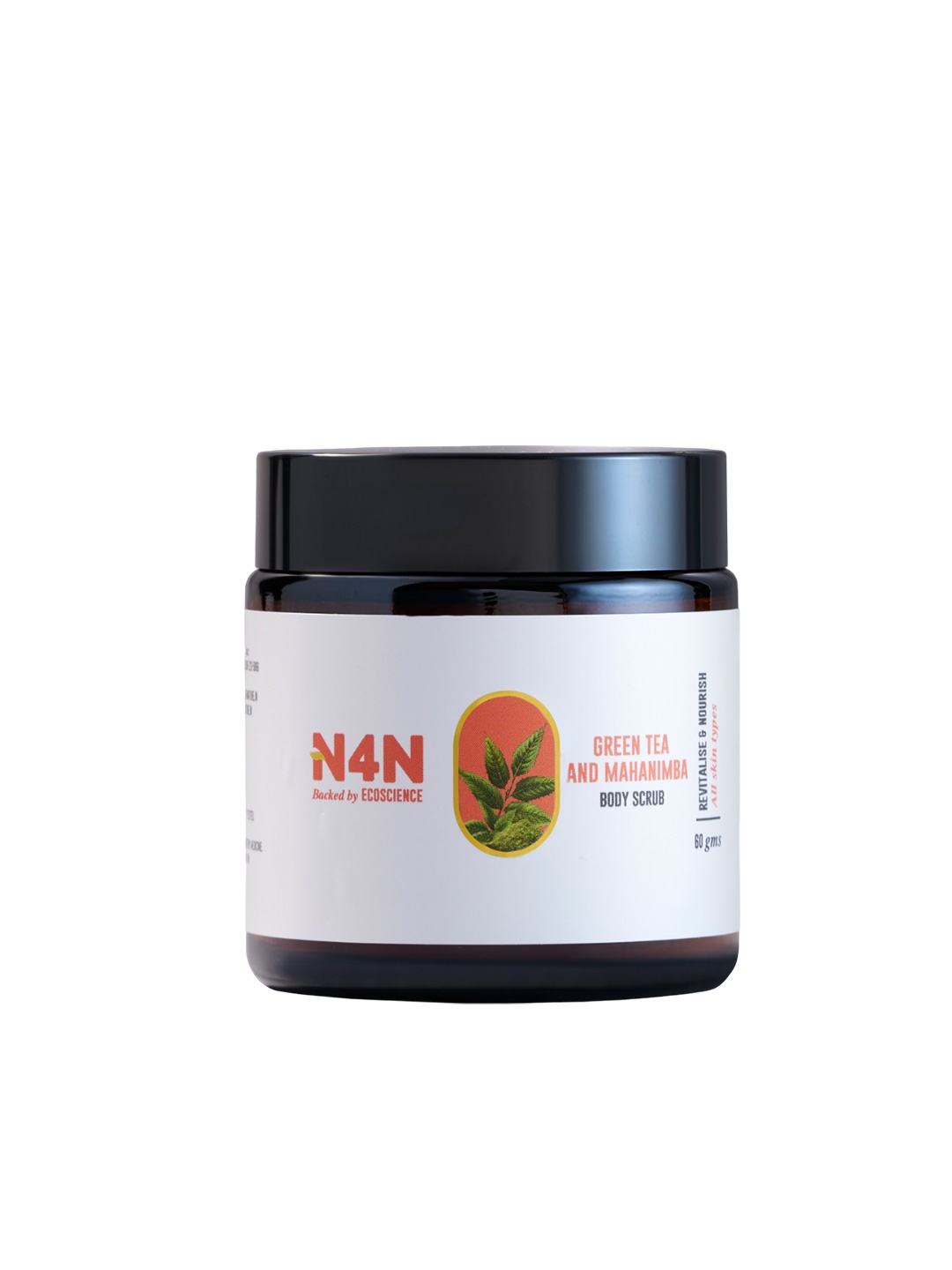 

NATURE4NATURE Hydrator Nourishing Body Scrub With Green Tea - 60g, Grey