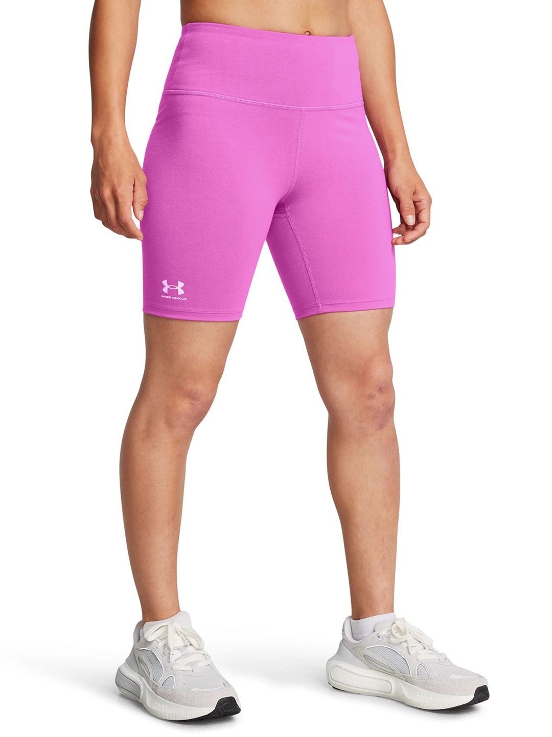 

UNDER ARMOUR Women Rival 7 inch Training Biker Shorts, Magenta