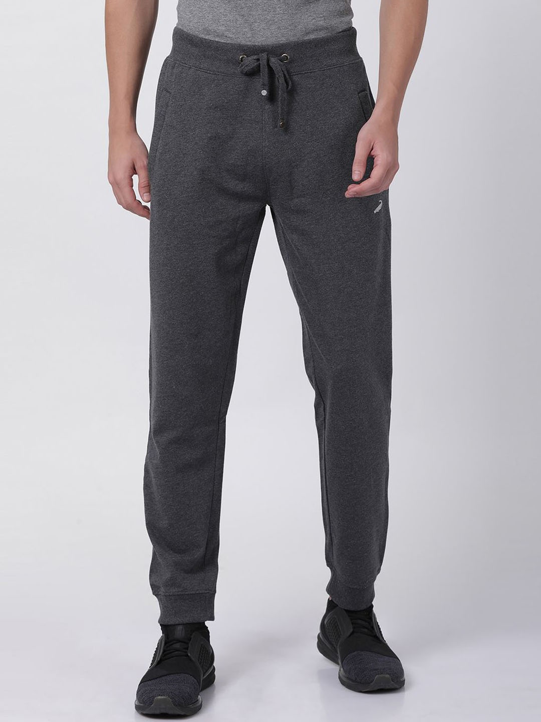 

Crocodile Men Mid Rise Joggers, Charcoal