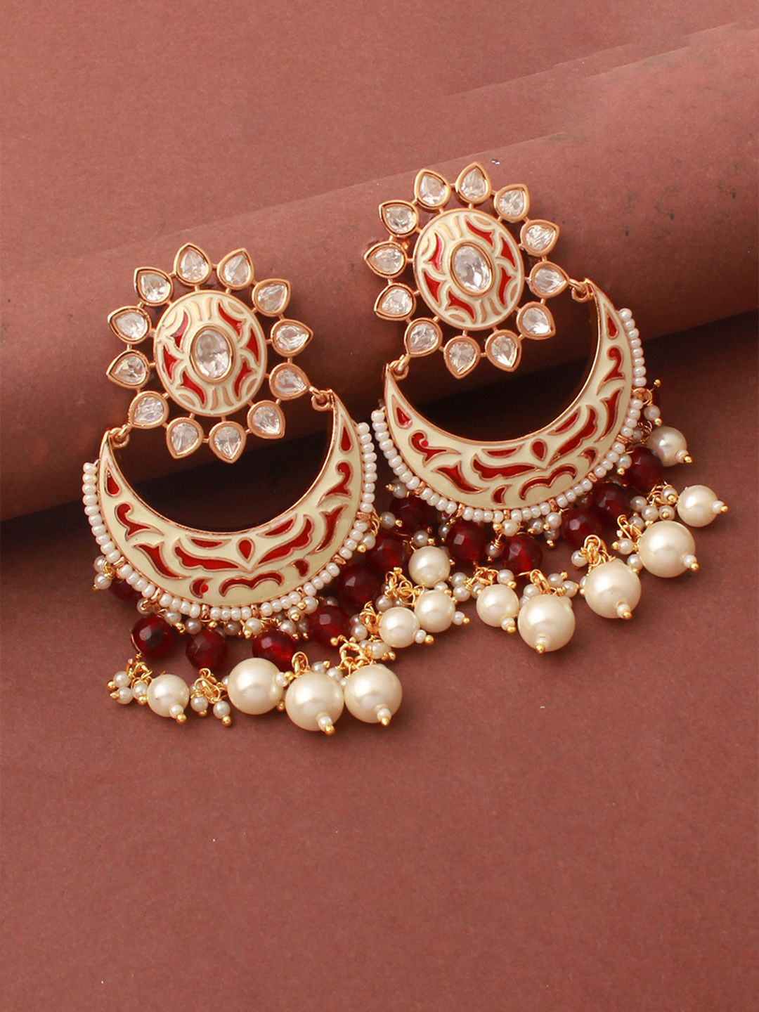 

Mirana Contemporary Chandbalis, Gold