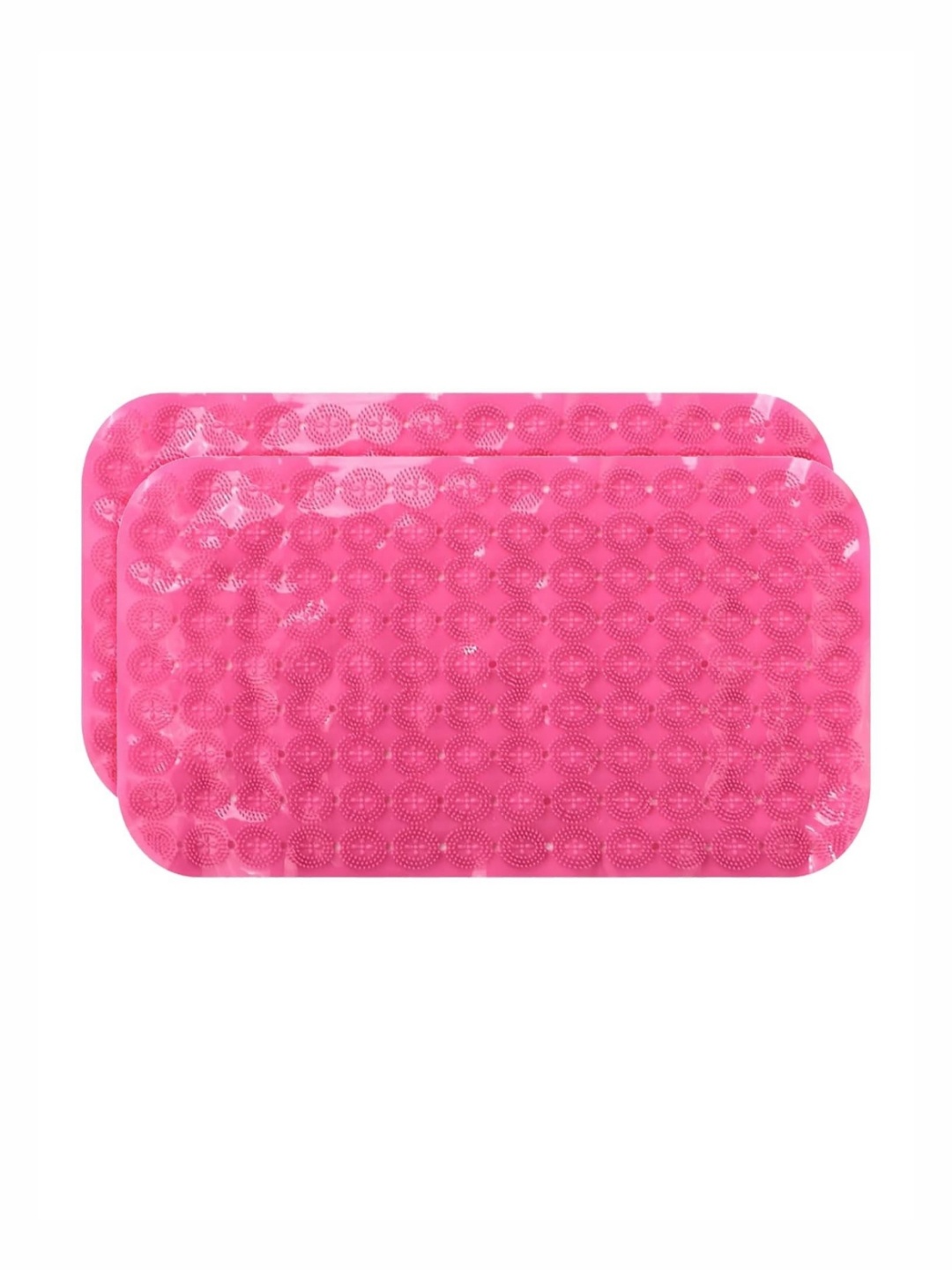 

Kuber Industries Pink 2Pieces 240 GSM Bath Rugs
