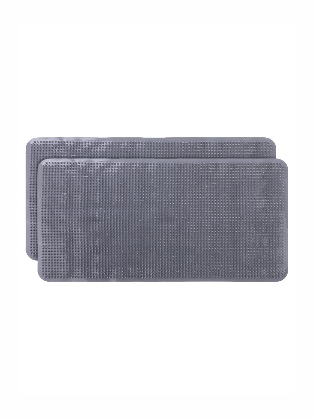 

Kuber Industries Grey 2 Pieces Textured 240GSM Anti Skid Bath Mats