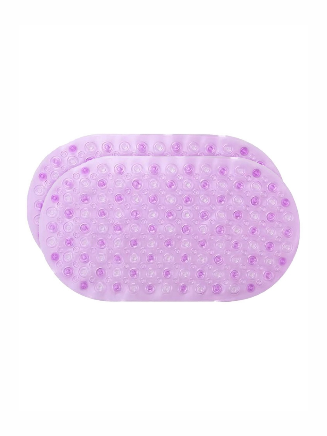 

Kuber Industries Purple 2 Pieces Textured 240GSM Anti Skid Bath Mats