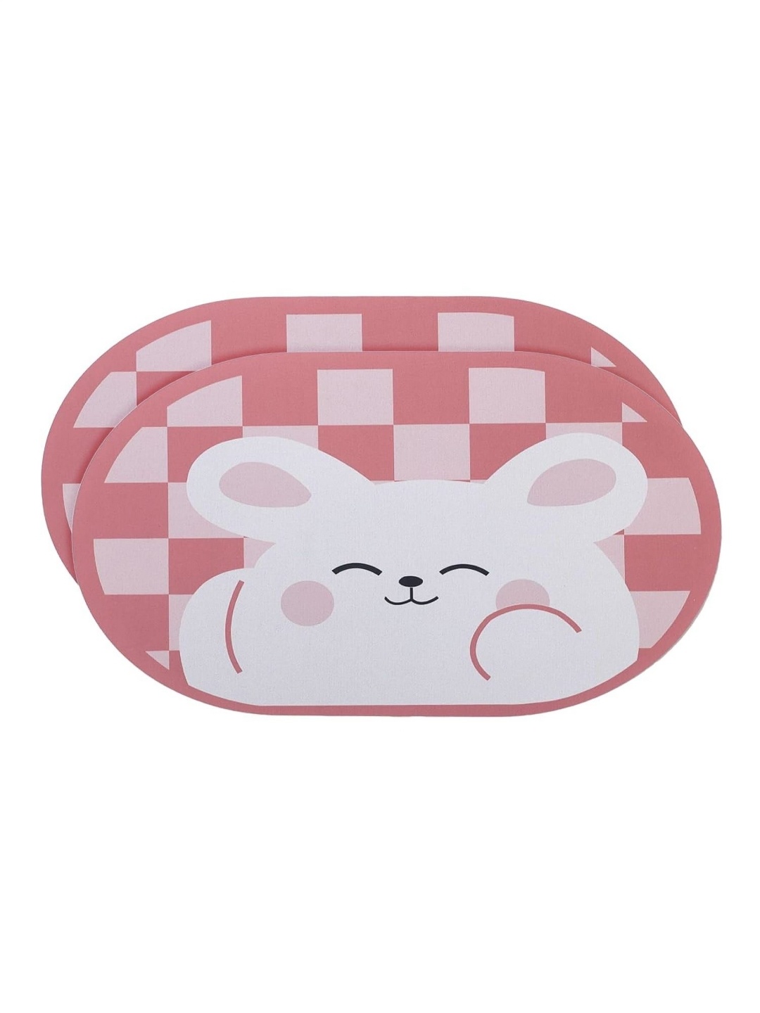 

Kuber Industries Pink 2 Pieces Textured Anti Skid 240GSM Bath Rugs