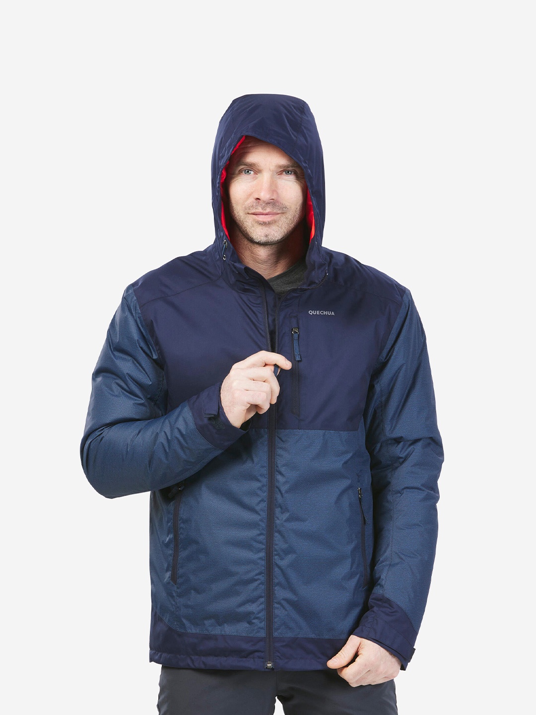 

Quechua By Decathlon Hooded Sports Jacket, Blue