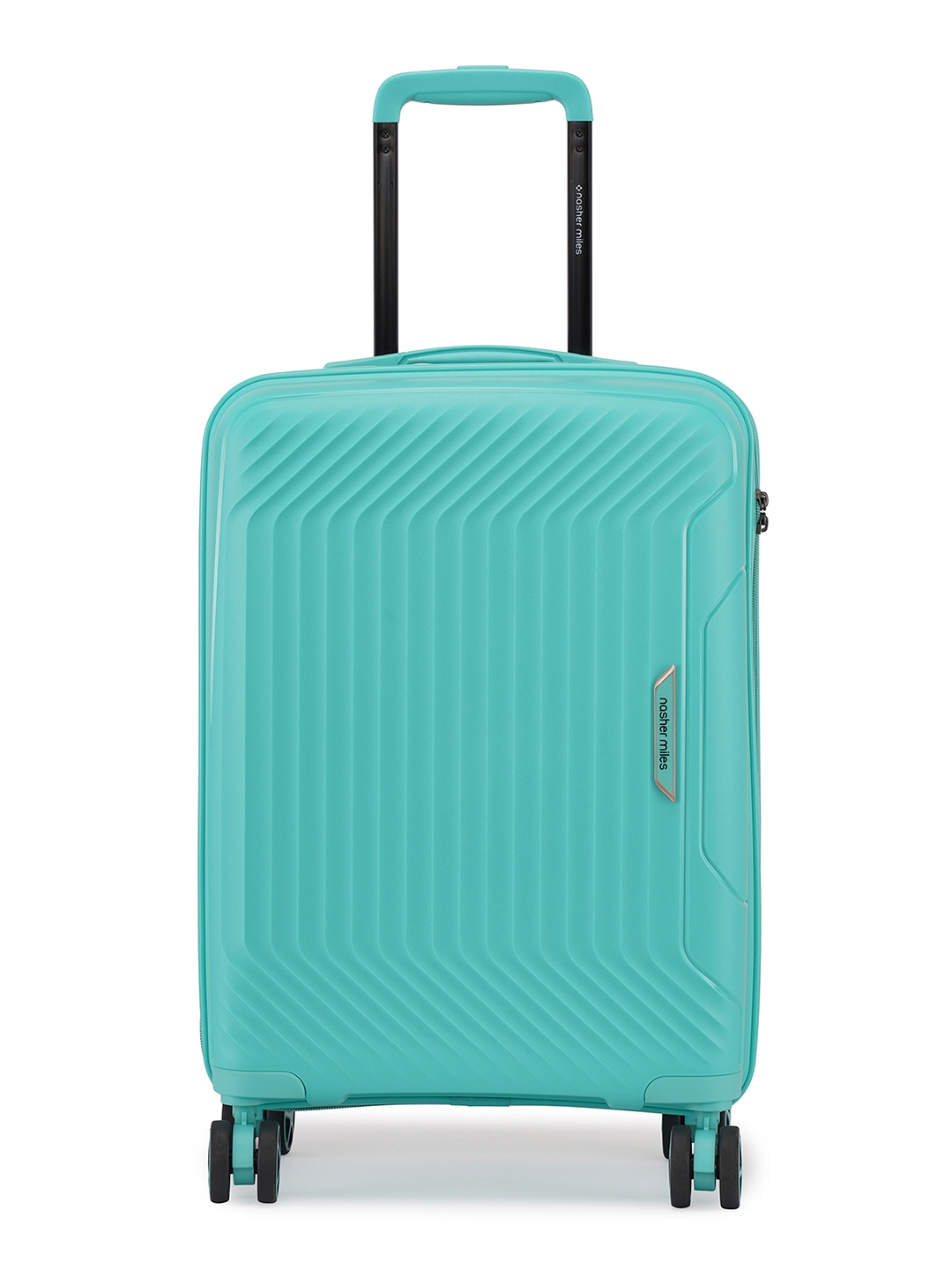 

Nasher Miles Coorg Textured Hard Suitcase Trolley Bags, Green