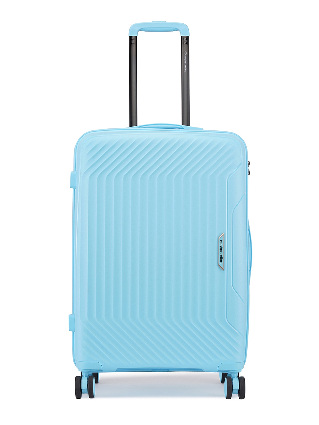 

Nasher Miles Coorg Hard-Sided Polypropylene Medium Sky Blue Trolley Bag - 24Inch 65cm