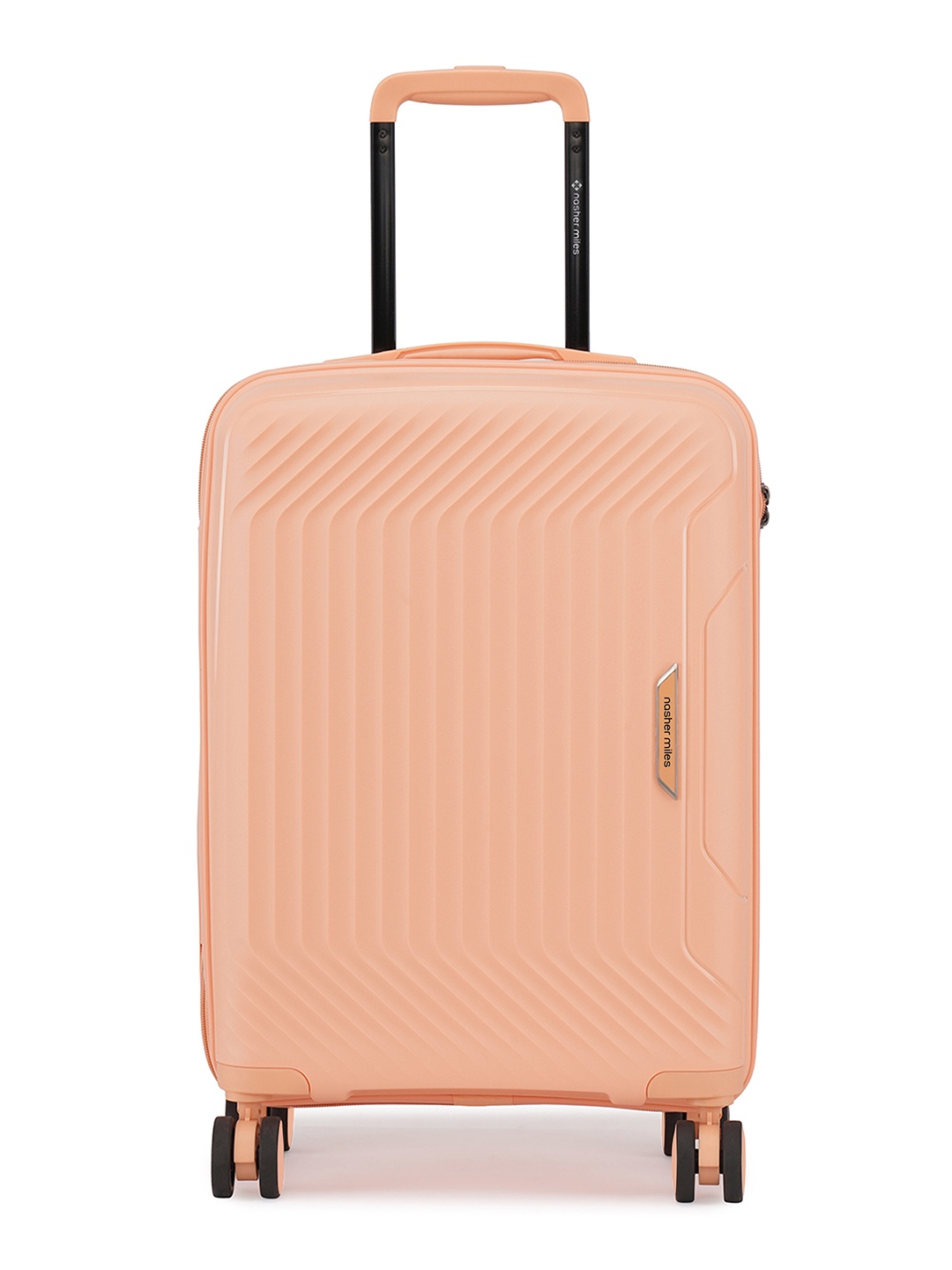 

Nasher Miles Coorg Hard-Sided Polypropylene Cabin Peach Trolley Bag - 20Inch 55cm