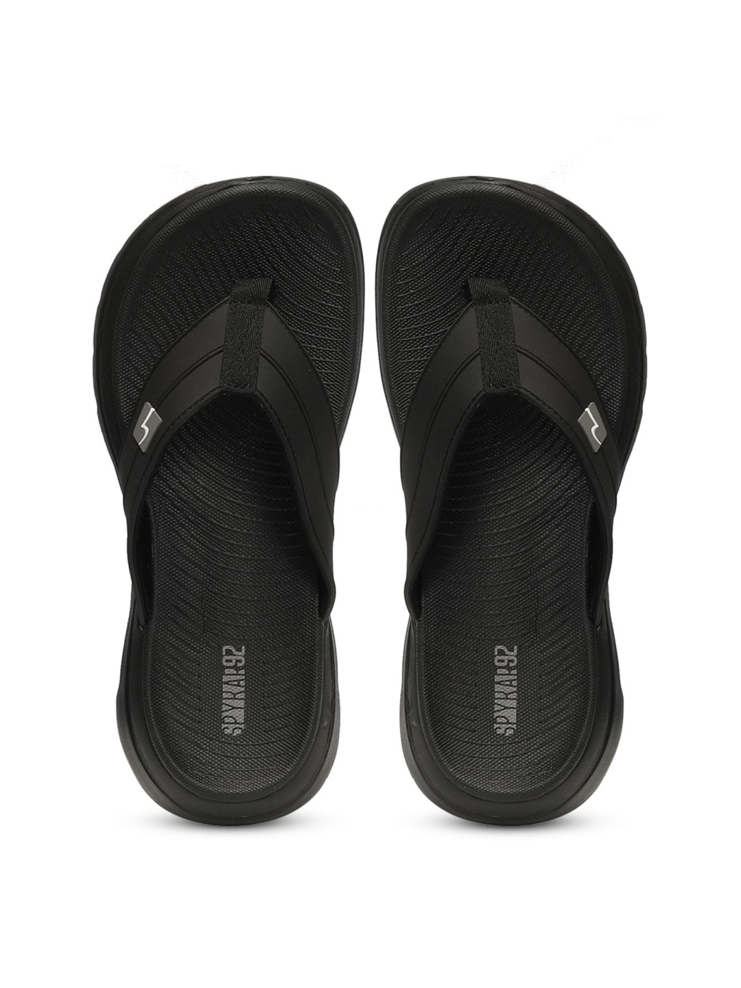 

SPYKAR Men Thong Flip-Flops, Black