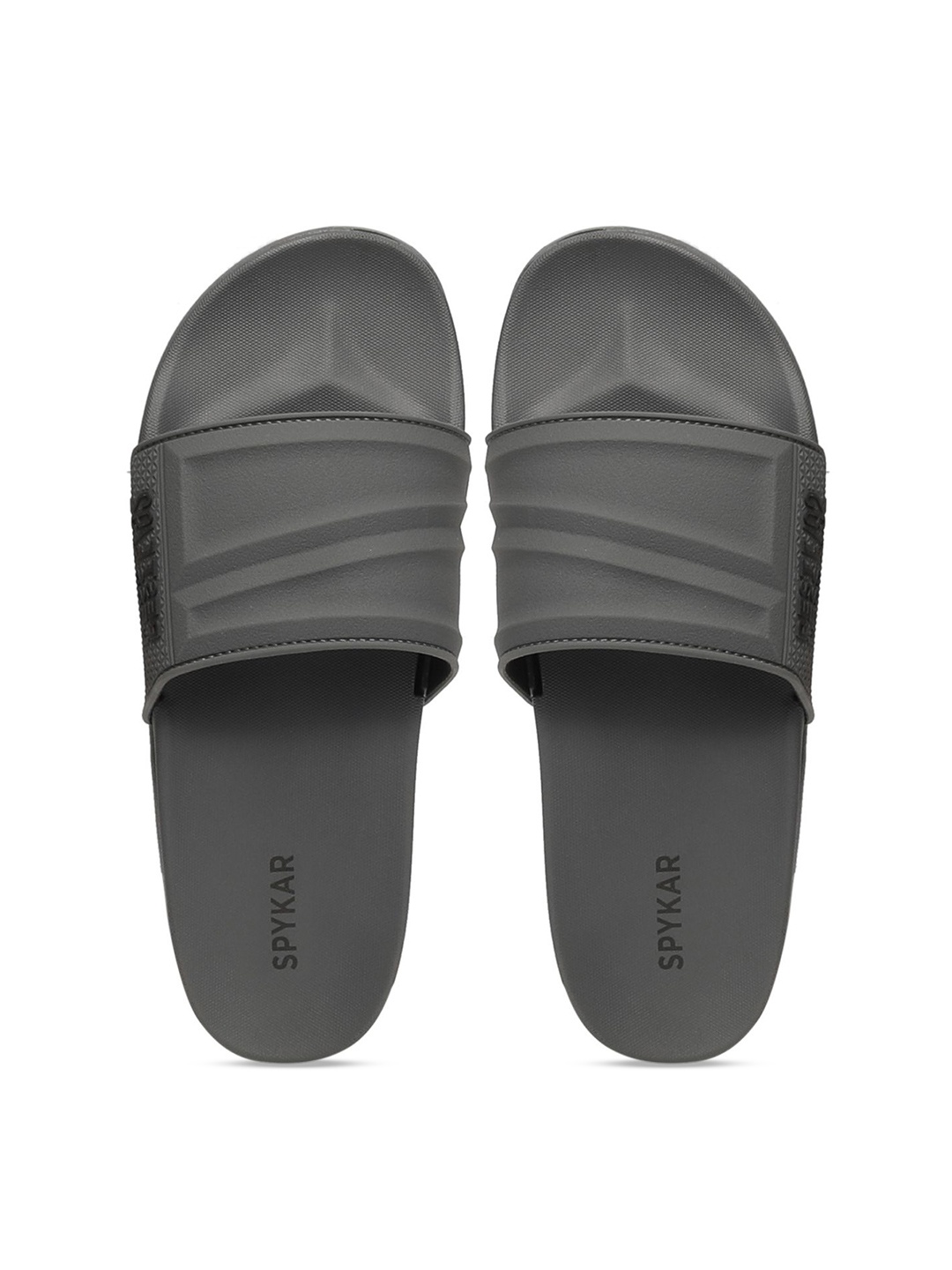 

SPYKAR Men Casual Sliders, Grey