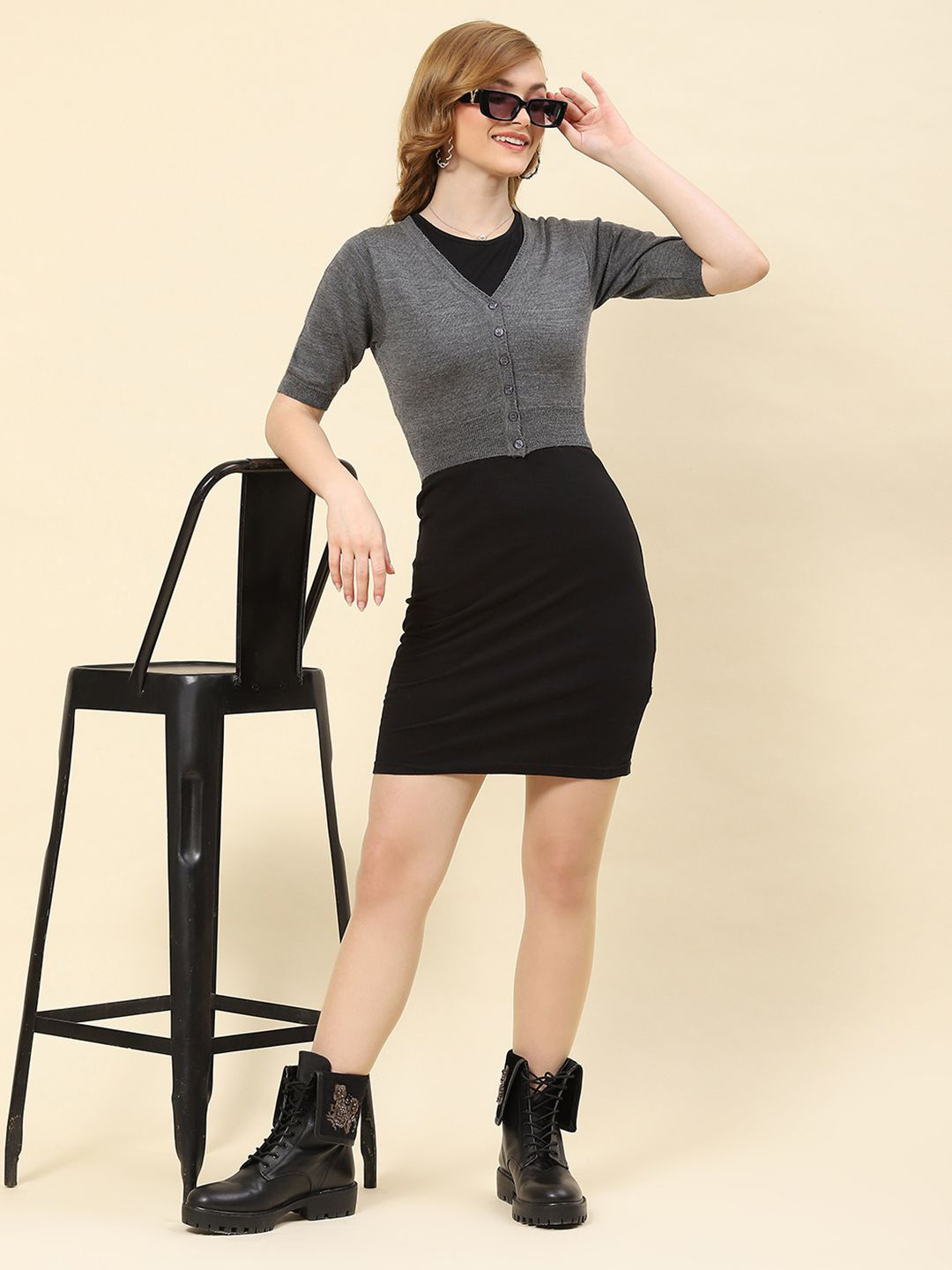 

Monte Carlo Women Woollen, Grey
