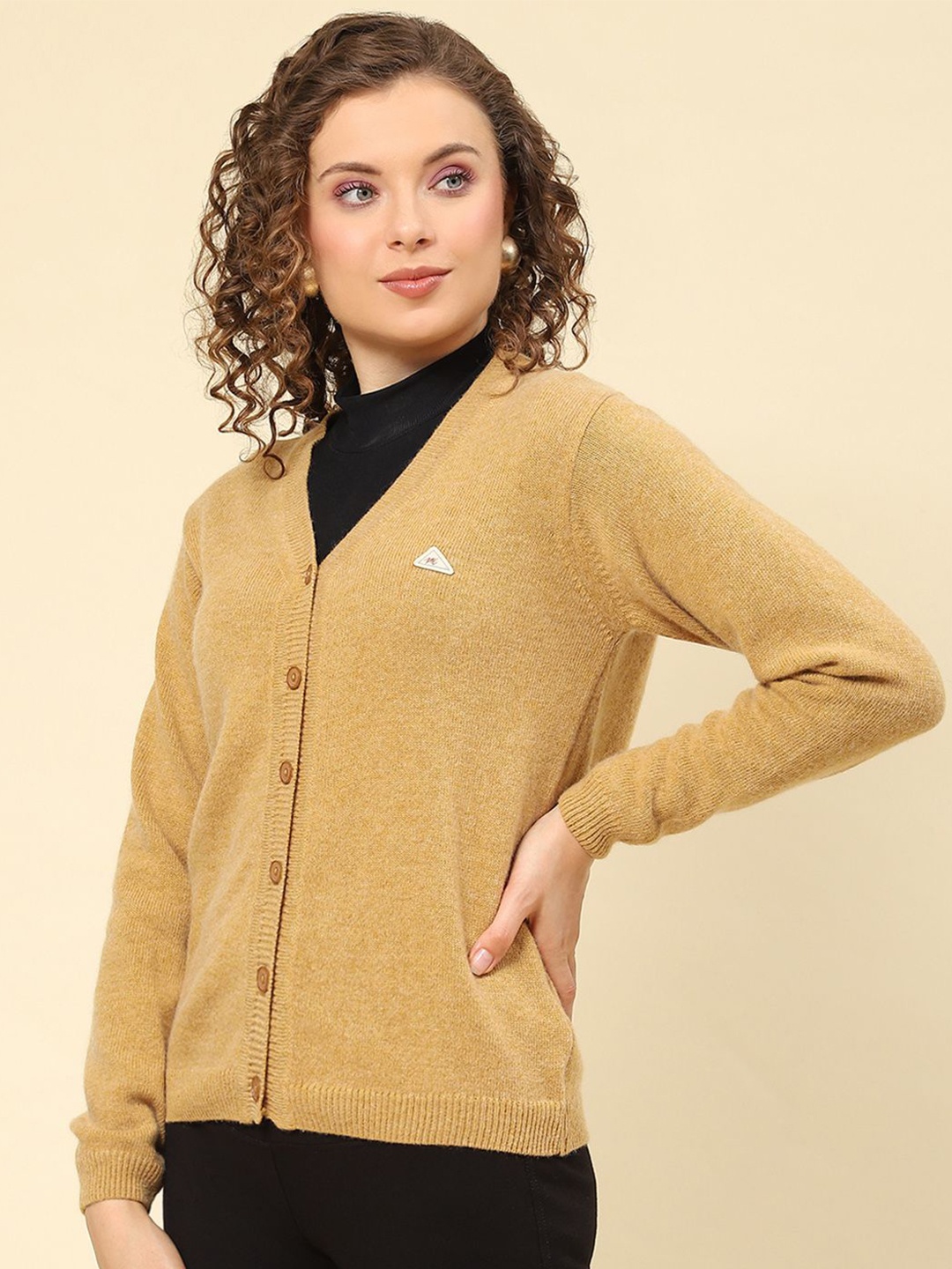 

Monte Carlo Women Woollen Cardigan, Brown