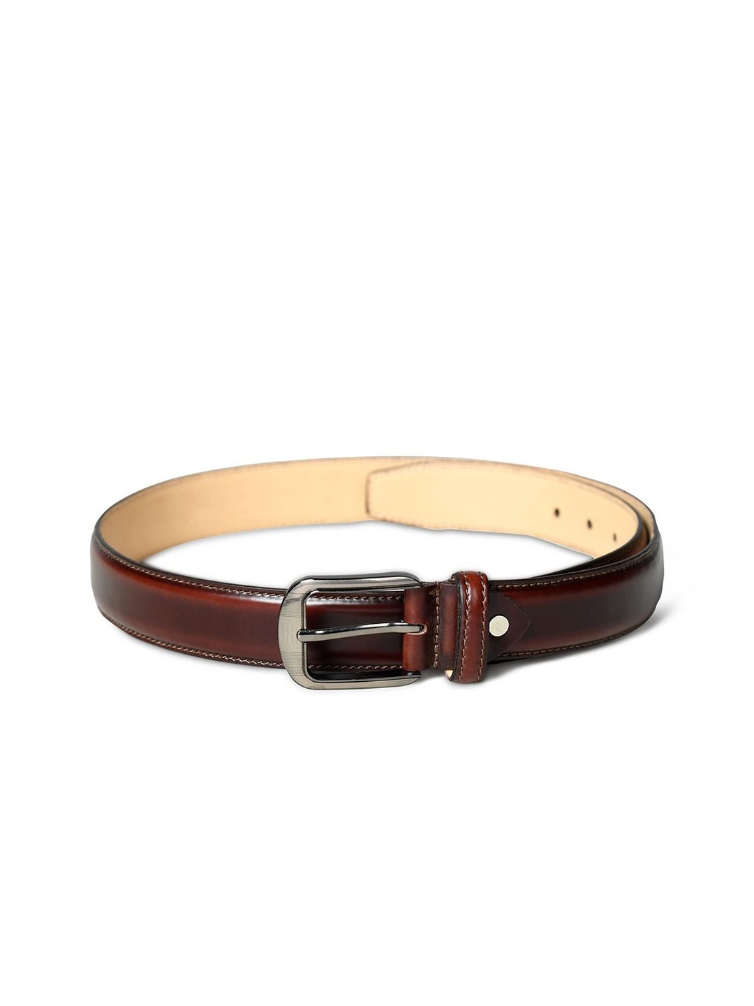 

MaheTri Men Solid Tang Closure Formal Belt, Brown