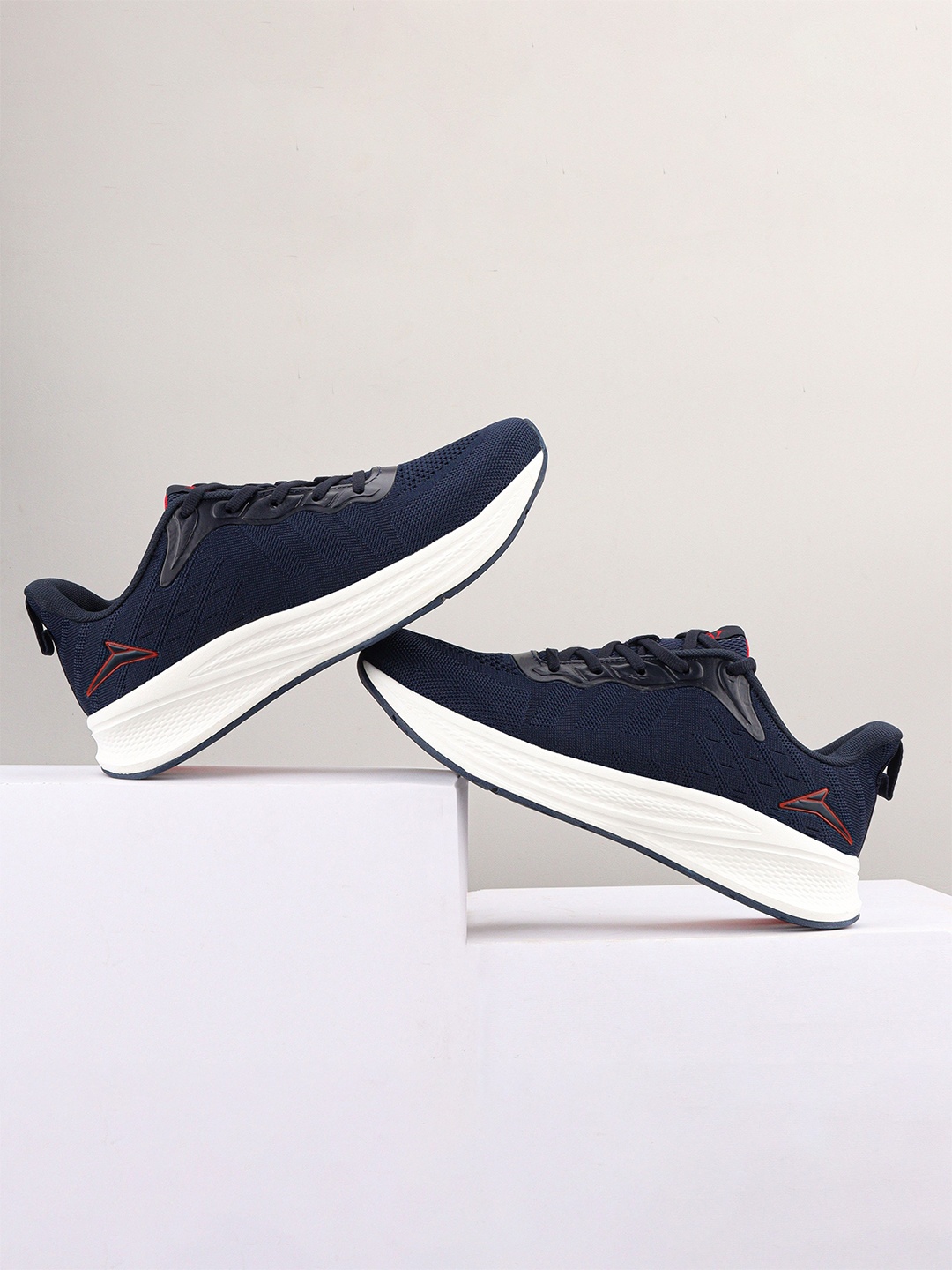 

JQR Men Mesh Running Non-Marking Shoes, Navy blue