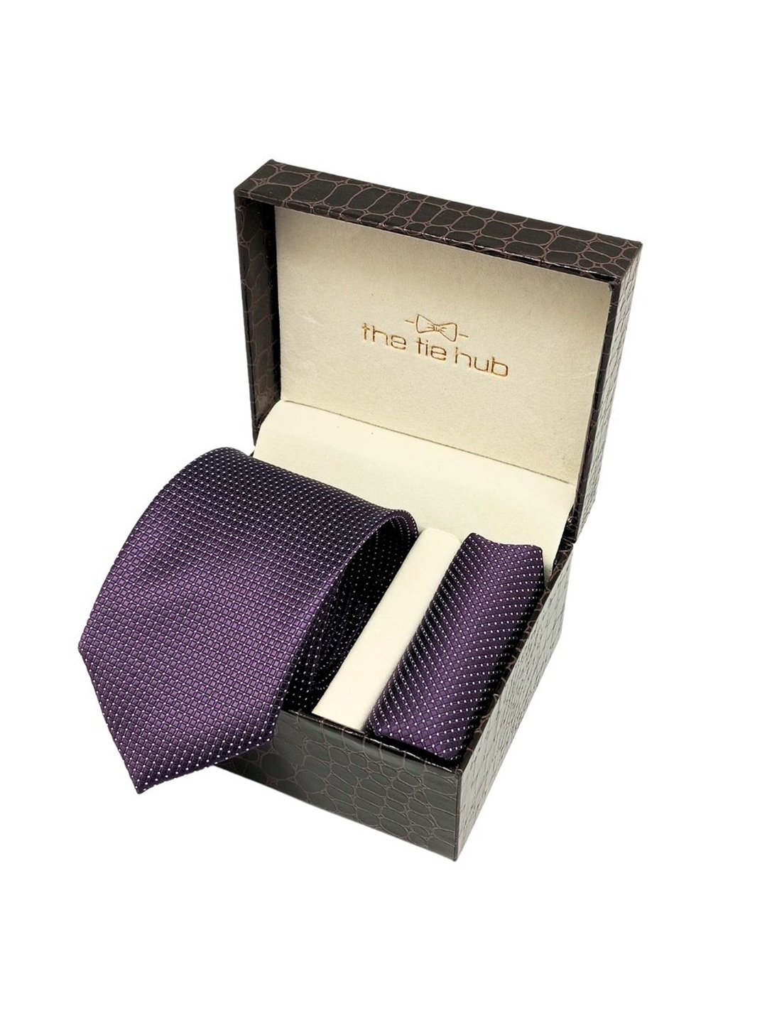 

The Tie Hub Men Accessory Gift Set, Purple