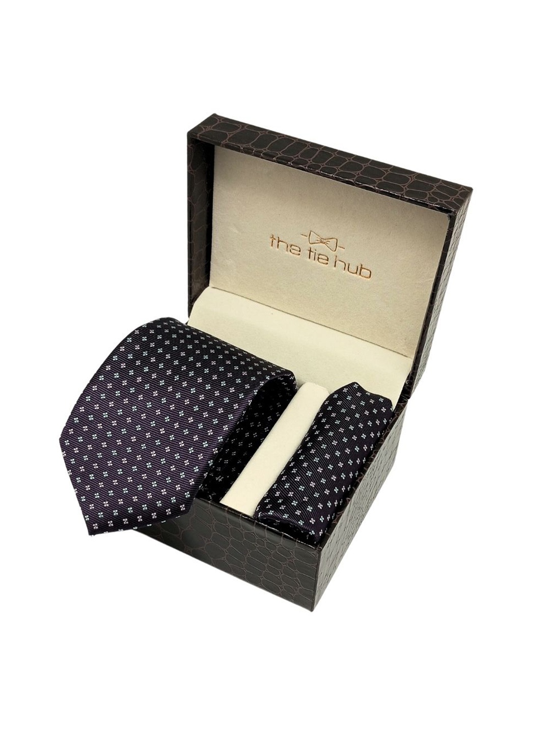 

The Tie Hub Men Accessory Gift Set, Purple
