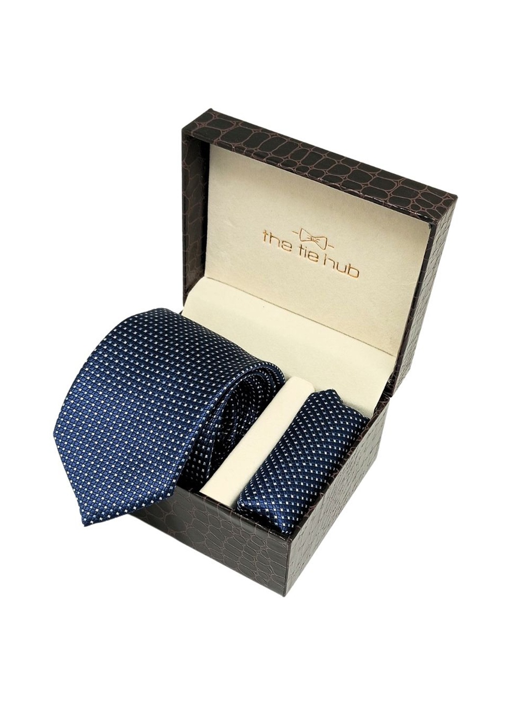 

The Tie Hub Men Accessory Gift Set, Blue
